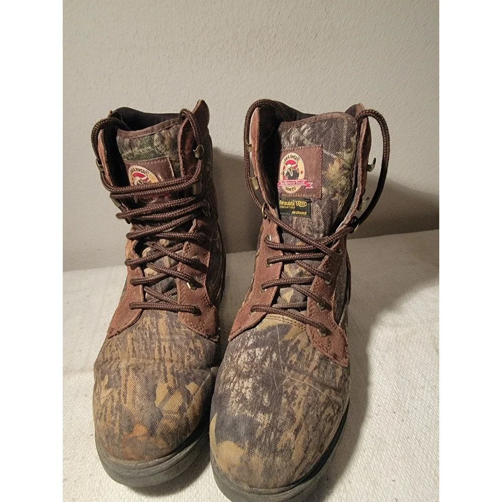 Brahma Boots Men's‎ 8 Thinsulate Ultra Insulation 400 Gram Camo Hunting Lace